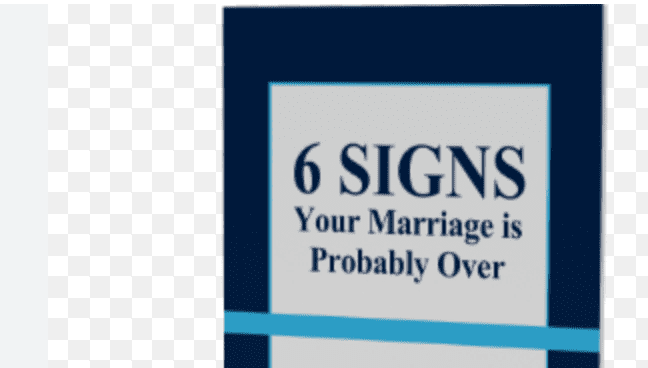 6 Signs Your Marriage Is Probably Over