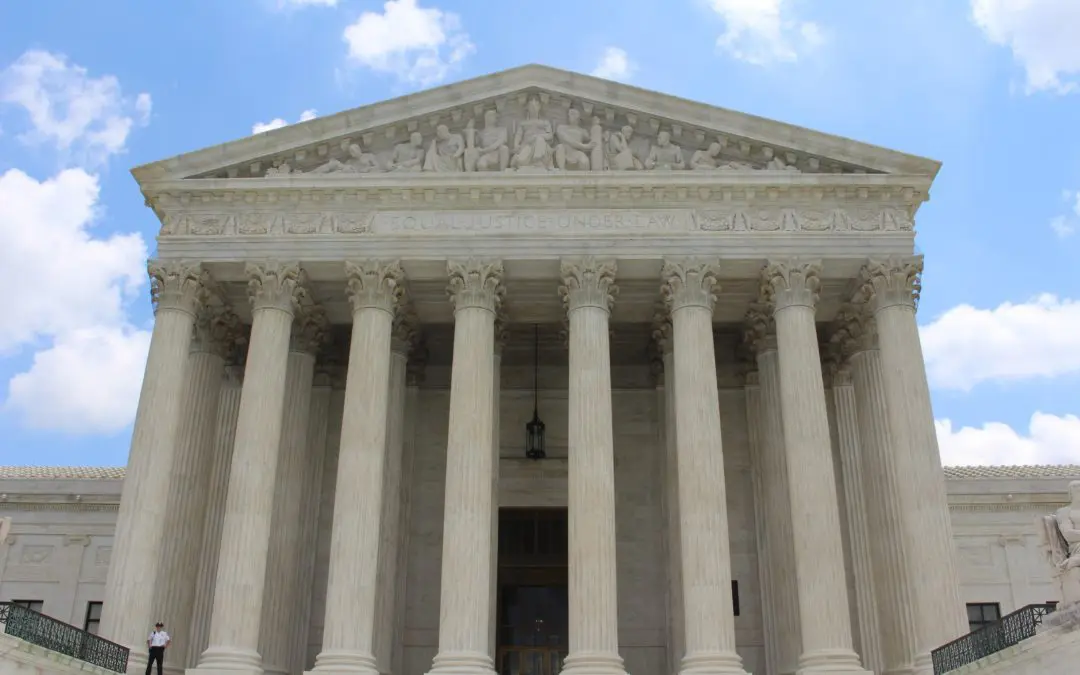 Front facade of the Supreme Court building