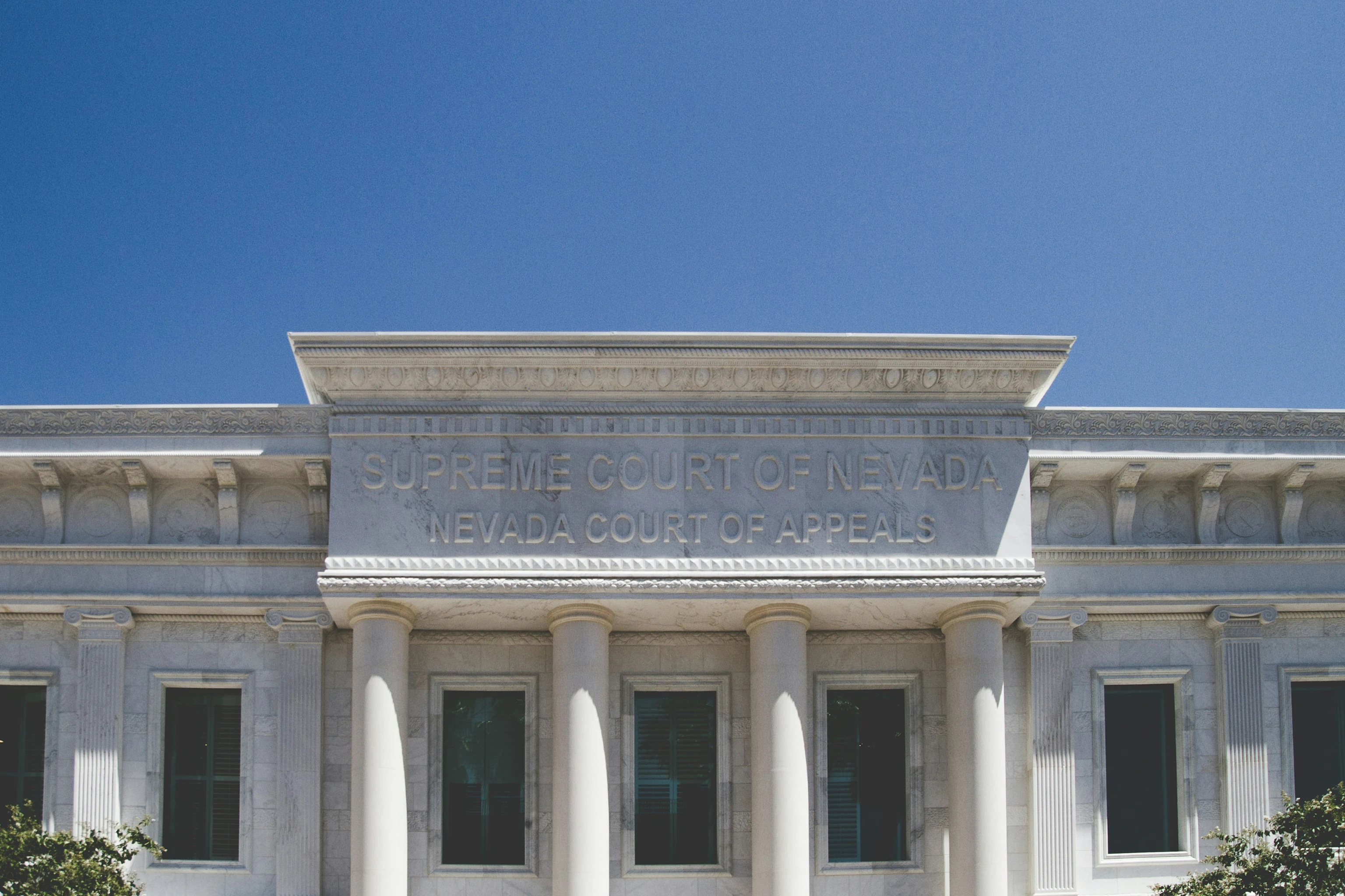 Supreme Court of Nevada building facade